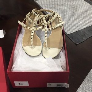 Valentinos sandles, they look better in person.